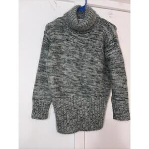 Reference Point Silkmohair Cotton Blend Sweater Greens Grays Small Petite